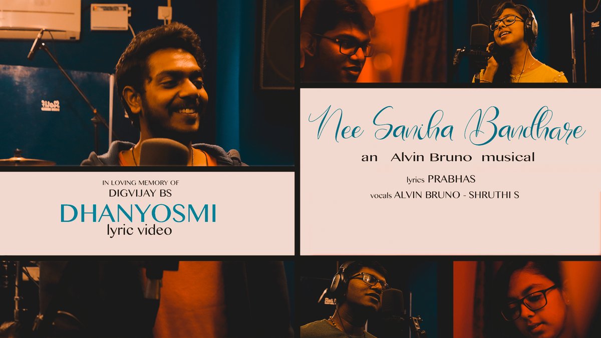 Divo (@divomovies) on Twitter photo #NeeSanihaBandhare - a Soulful Kannada Single Composed & Sung by <a href="/AlvinBruno_ABS/">Alvin Bruno</a>
▶️ youtu.be/7Pusn7TEeis
#Dhanyosmi #AlvinBruno #Kannada #NeeSanihaBandhare - a Soulful Kannada Single Composed & Sung by <a href="/AlvinBruno_ABS/">Alvin Bruno</a>
▶️ youtu.be/7Pusn7TEeis
#Dhanyosmi #AlvinBruno #Kannada