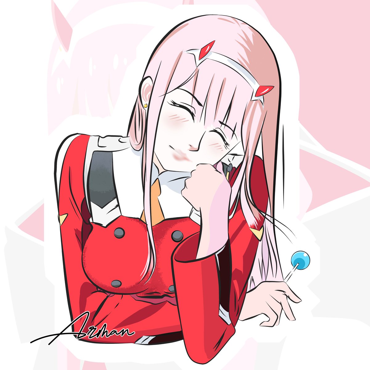 MouseManArts's tweet photo. “I think I have taken a liking to you. Won’t you be my darling?” – Zero Two

#art #digitalart #zerotwo #anime #DarlinginthefranXX  #mouseManArt https://t.co/5UPnTgkDny