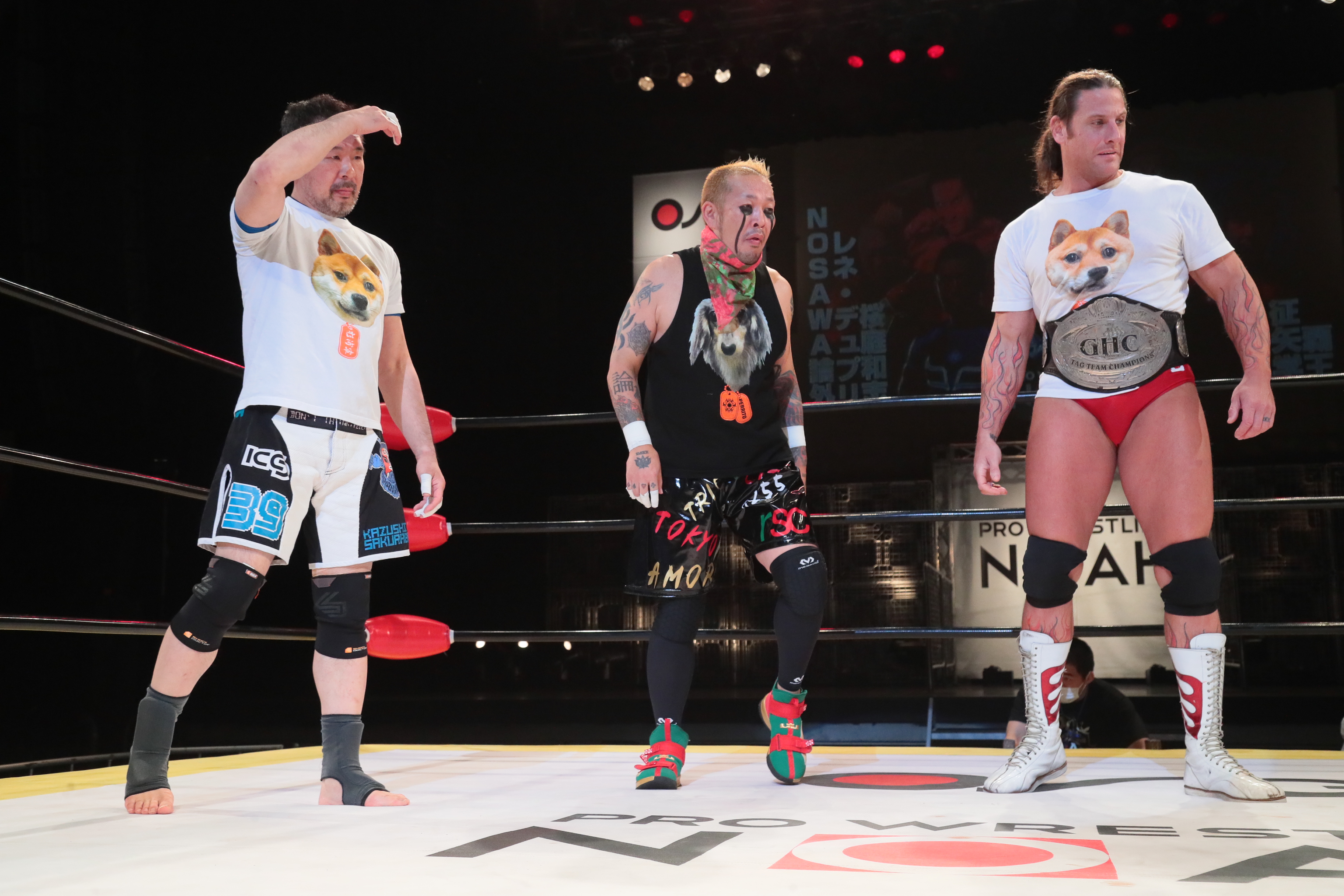 NOAH: “GHC National Title Sugiura vs. Nakajima” Nakajima se corona