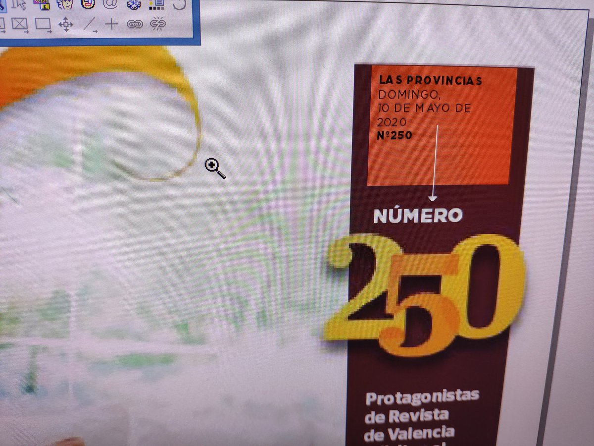 Mañana en <a href="/lasprovincias/">LAS PROVINCIAS</a> celebramos que ya llevamos 250 números de Revista de Valencia. Me siento orgullosa por el trabajo hecho, por mis compañeros, <a href="/JesusTrelis/">Jesús Trelis</a> <a href="/Elenamelendez_/">Elena Meléndez</a> Begoña Clérigues y a <a href="/tonibadillo70/">Antonio Badillo</a> por aguantarme día a día, que es mucho...