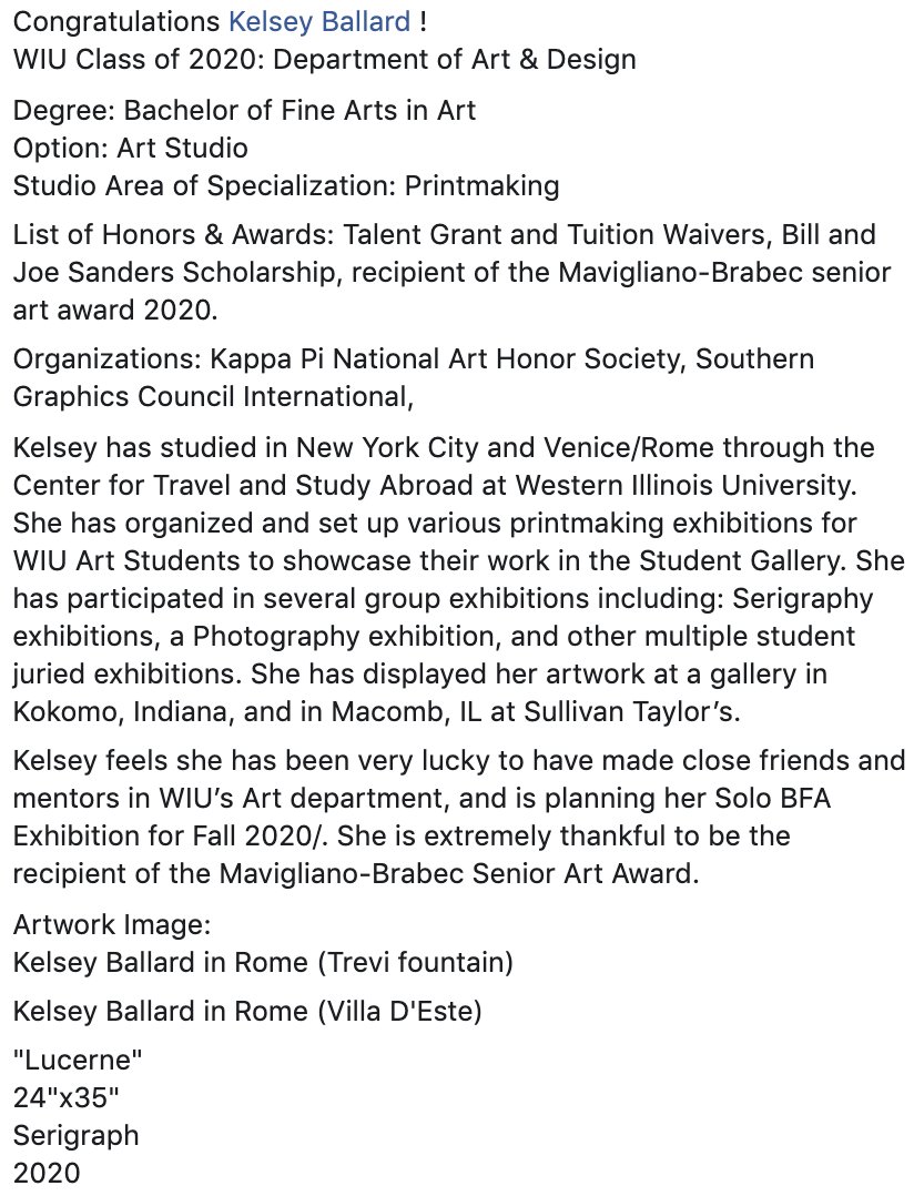 WIU Art & Design tweet media