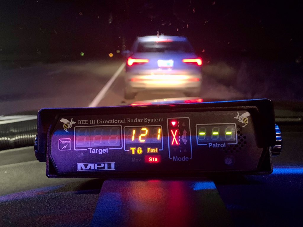 ISPSouthernID's tweet photo. Excessive speed and low light conditions can hit more than your wallet! Don’t risk it! #slowdown #keepIdahoSafe #engageddriving https://t.co/asBAKKeJ1t