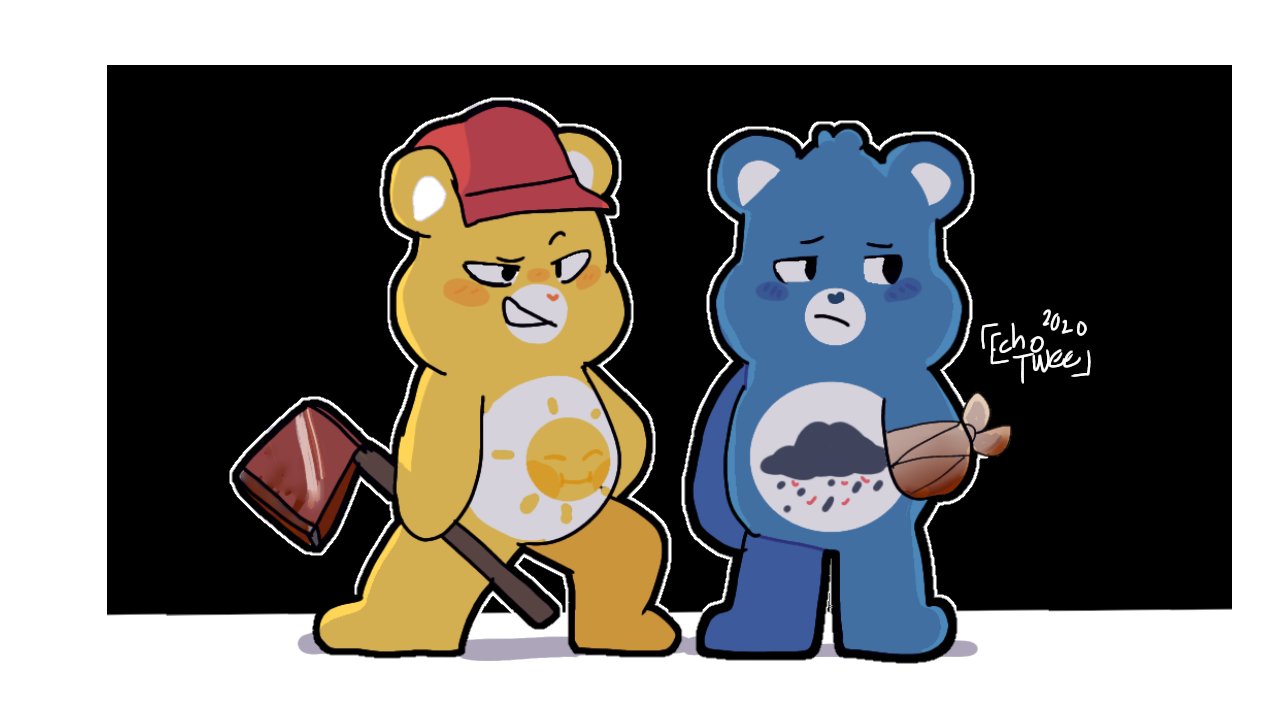 Grumpy bear and funshine bear 2025