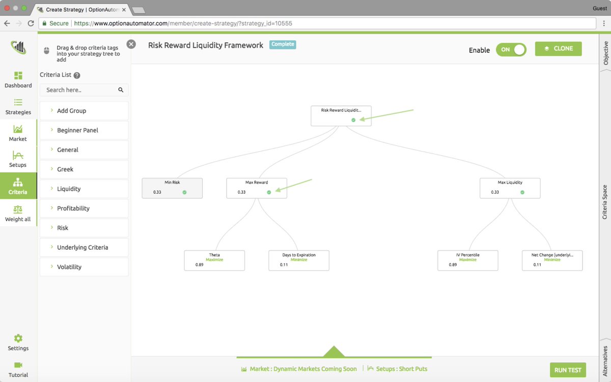 OptionAutomator's tweet image. You can preview results that your Brutus Options Ranker Strategy will return each day by testing it in sandbox mode! This article shows you how brutus.ws/7ds