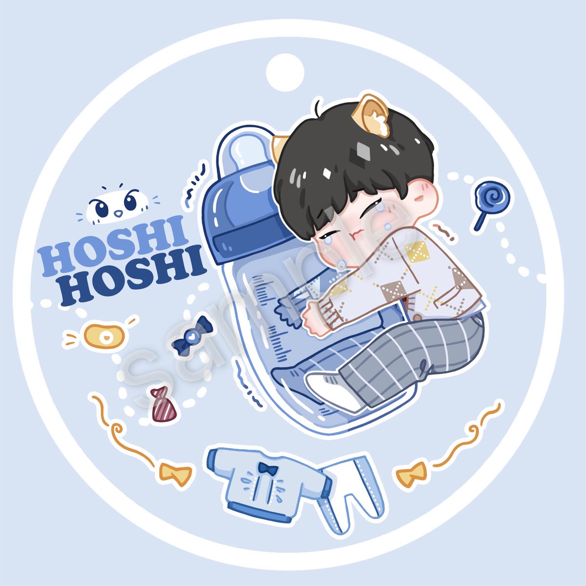 The preview of guni’s gifts🎁 
sticky note                            hangtag