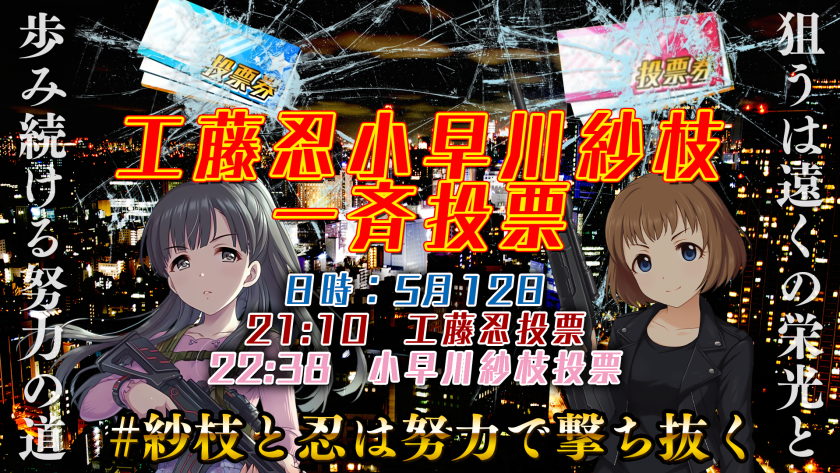 工藤忍小早川紗枝一斉投票 紗枝と忍は努力で撃ち抜く Togetter 工藤忍小早川紗枝一斉投票 紗枝と忍は努力で撃ち抜く Togetter