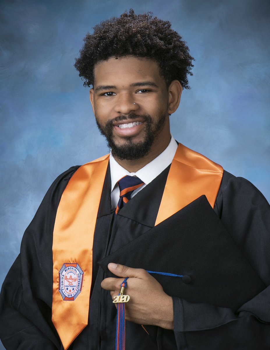 josh_yoo_ah's tweet photo. The most dangerous weapon: an educated black man 👨🏽🎓 Officially an alumnus of THEE ILLUSTRIOUS, ONLY HBCU in SOUTH Florida: Florida Memorial University! 🧡💙 #FMU20🦁 #GradPicsComingSoon🤫 https://t.co/fvSQ4YQMLK