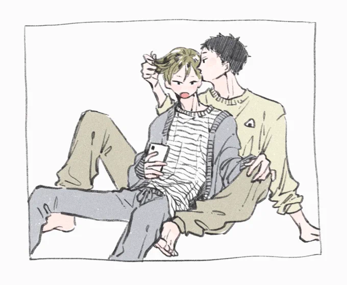 あきのりの髪の毛が好きなあかあし 