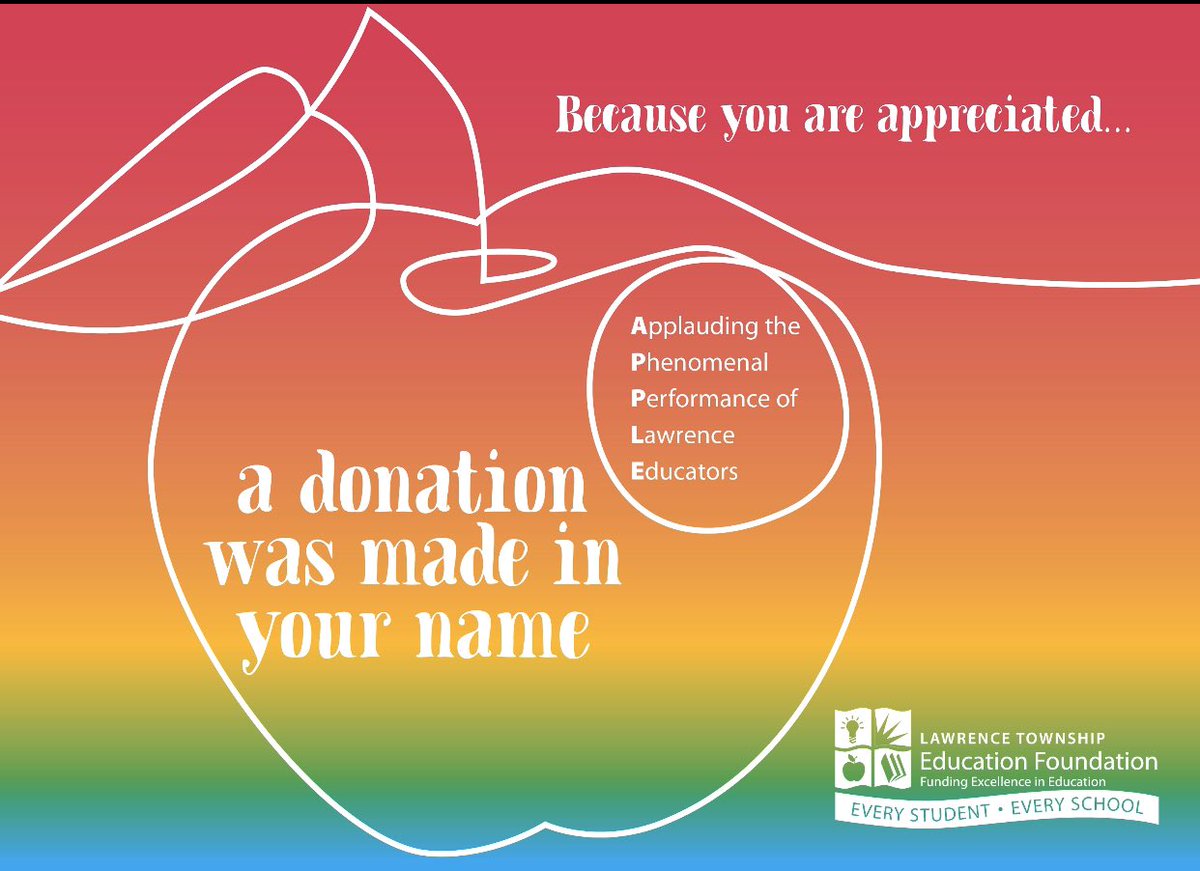 Thank you to both of the awesome students who donated in my name!! You rock ♥️🤍🖤 <a href="/LTEFNJ/">LTEFNJ</a>