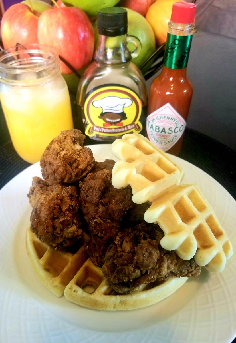 Fire Lollipop Chicken and Waffles. 
Don't get it Twisted!!