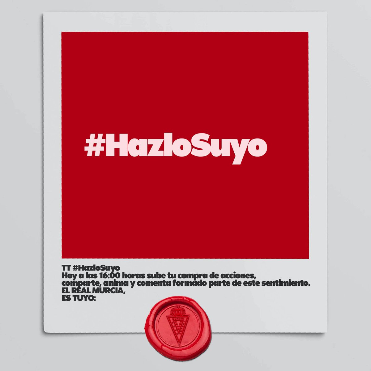 realmurciacfsad's tweet photo. / #AmpliaciónDeCapital / 👏👏👏¡¡¡VAMOS!!! Todos a compartir y a haceros con una parte del @realmurciacfsad desde solo 0,122€

‼ OBJETIVO TT #HazloSuyo ‼
 https://t.co/56ADKtTm9Q https://t.co/VnpNZ6sHOw