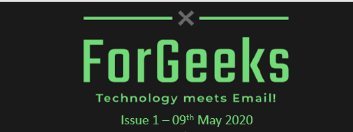 nabheet's tweet photo. Hurray... Our first ForGeeks Newsletter 1 is out, thanks to @maheshk_p & Monika for the contribution as well as being part of core team! In case you are interested in receiving the same do register at https://t.co/HdGmCUalD9 #SAP #Technology #ABAP #JS #Newsletter #ForGeeks https://t.co/RsNUGft4ji