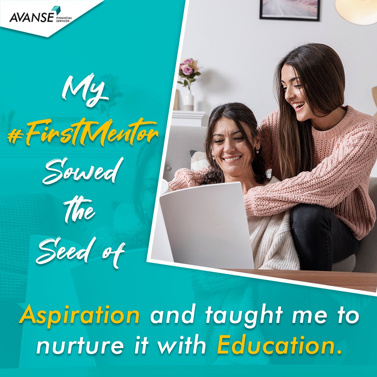 AvanseEduLoan's tweet photo. This #MothersDay, promise to work towards accomplishing your goals & make your #FirstMentor proud!
#AspireWithoutBoundaries, pursue your educational aspirations while your First Mentor continues to motivate you & we will empower you to with the power of education financing! https://t.co/GX6nnKAg85