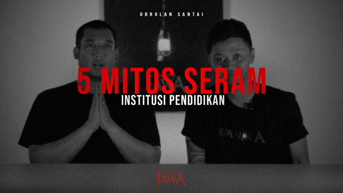 Hallo kawan-kawan Javanica!! Selamat berakhir pekan. Lanjutan dari tayangan 5 Mitos Tempat Seram di Institusi Pendidikan sudah tayang di kanal Youtube Kisah Tanah Jawa atau bisa klik tautan berikut ini: youtu.be/BbyjVWZAGhs