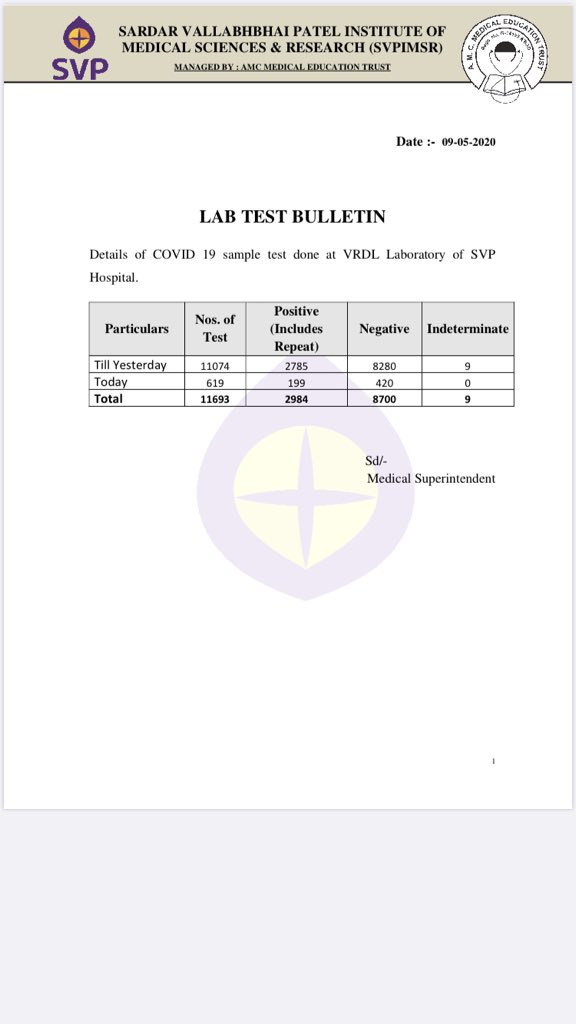 Sardar Vallabhbhai Patel Hospital tweet media