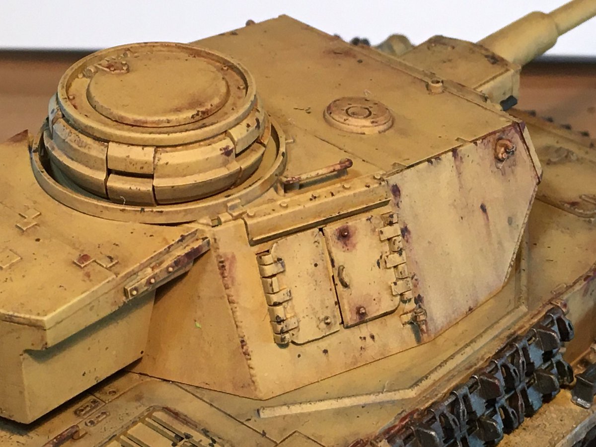 MS06zeku2's tweet photo. タミヤ 1／35 Ⅳ号戦車
投稿させていただきます。
ウェザリングやり過ぎて、スケール感が残念ですが、大目に見てください。
#モデラーズクラブ合同作品展 https://t.co/FLPKjNaT2G