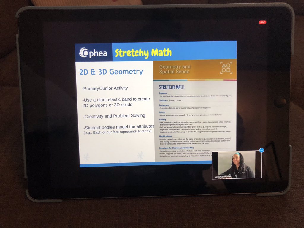 opheacanada's tweet photo. Thanks @OAMElearns @OAMEcounts for the opportunity to share #ActivityCounts at #OAME2020 & thank you @mrsgoldwasser for sharing how learning #math concepts & skills can include #physicalactivity at home & school too! https://t.co/1tLrZn1S1v https://t.co/AmyEKa51VU