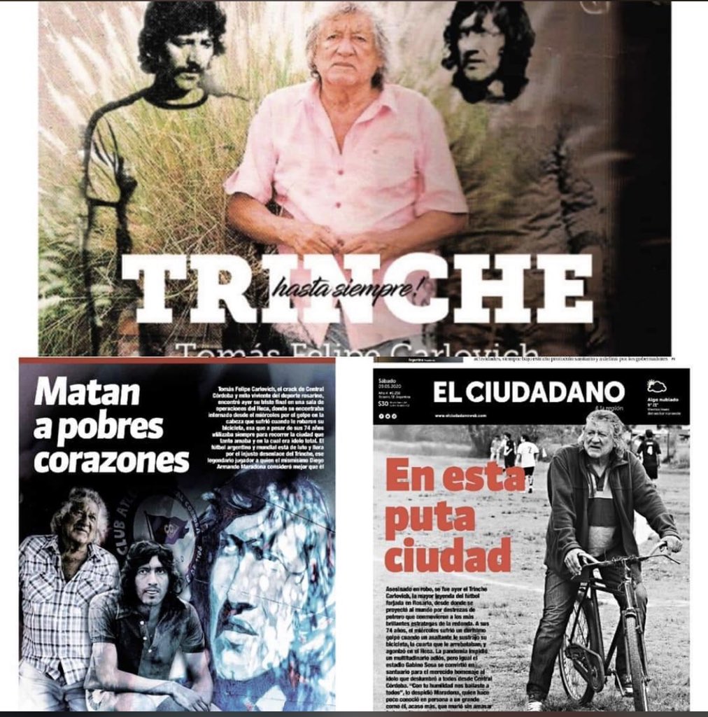 Q E P D TRINCHE QUERIDO 😢