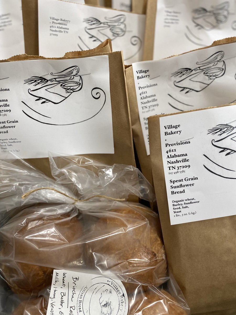 Fresh Village Bakery bread just delivered! #yum #bread #produceplace
