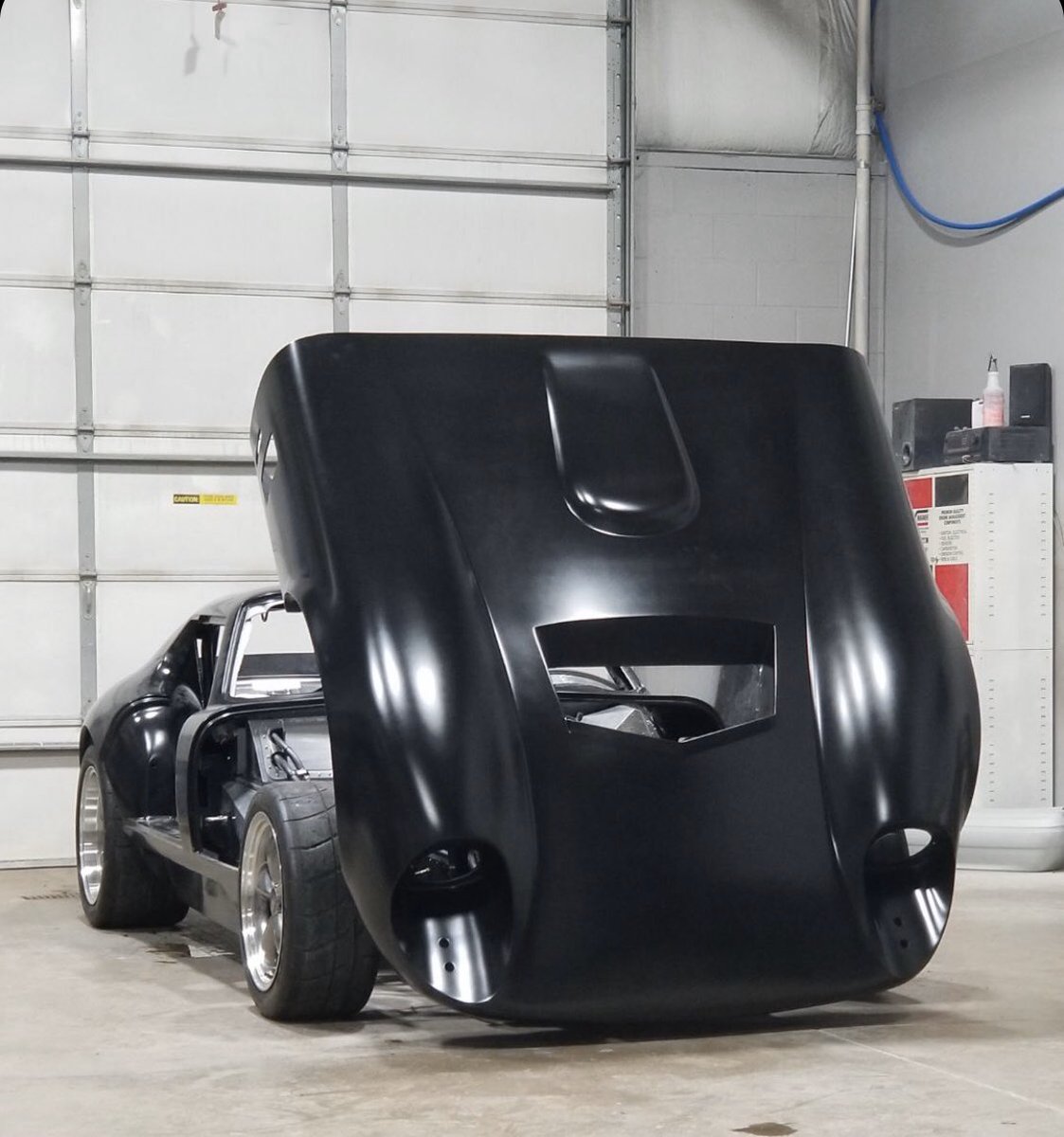 Redbear1's tweet image. Been very busy working on my @FactoryFive Type 65 coupe. Headed to paint in a few days!