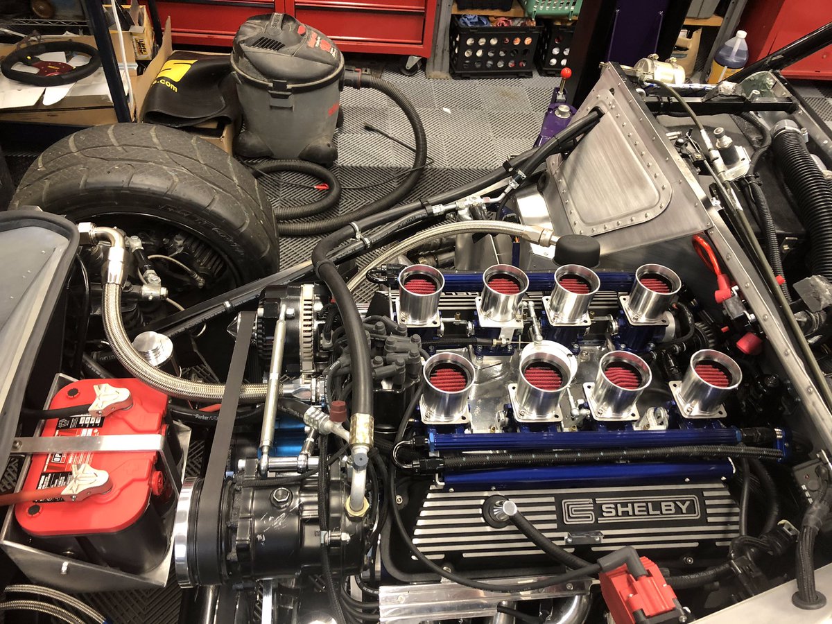 Redbear1's tweet image. Been very busy working on my @FactoryFive Type 65 coupe. Headed to paint in a few days!