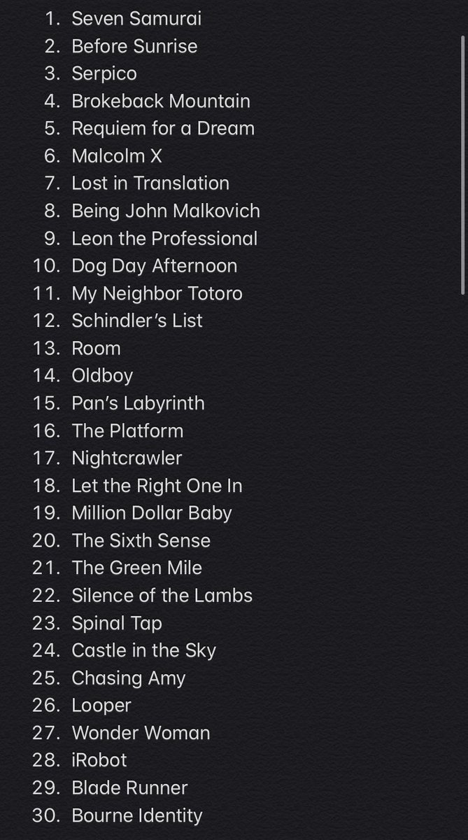 I beat myself up a decent amount over famous films I still haven’t seen, so I’m gonna do a 90 day 90 film challenge. here are all the films I’m gonna watch by random choice each day, so feel free to make fun of me for having never seen Blade Runner or The Shining.