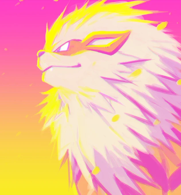 #ポケモン版深夜の真剣お絵描き60分一本勝負ウインディ 
