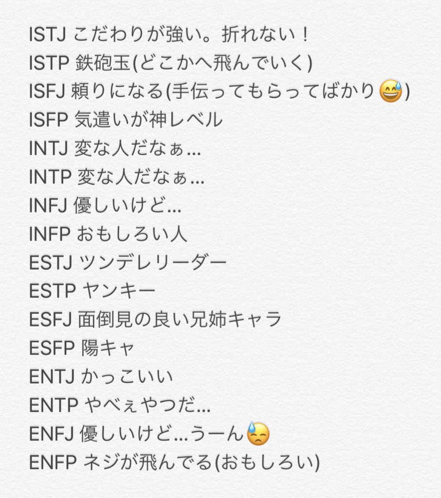 טוויטר 私から見たmbtiのキャラ החיפוש של טוויטר