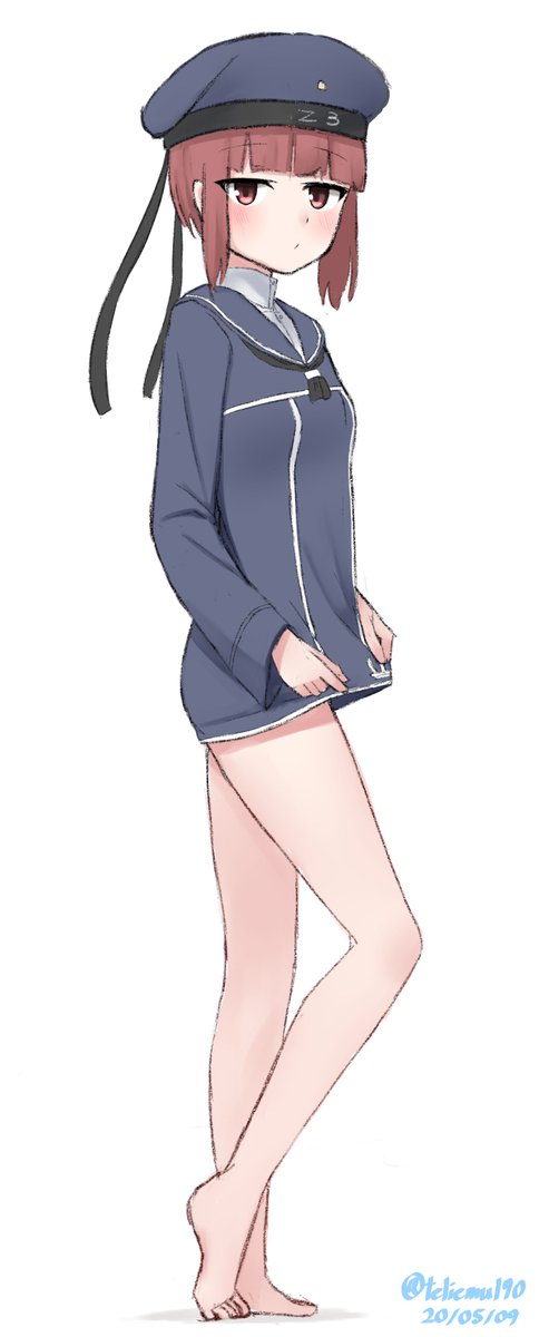マックス・シュルツ(艦これ) 「#艦これ版深夜の真剣お絵描き60分一本勝負
#艦これ版真剣お絵描き60分一本勝負」|ていえむ＠skeb募集中のイラスト