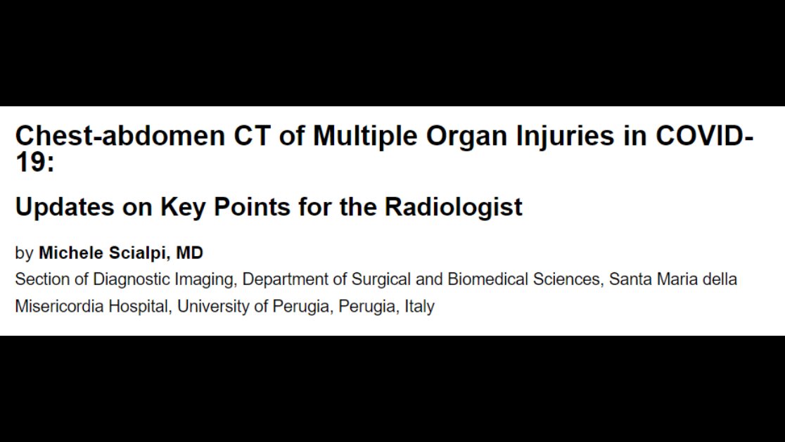 In this letter to the editor, authors discuss key points for the radiologist regarding chest-abdomen CT of multiple organ injuries in COVID-19. bit.ly/2WDDOz3 #COVID19
