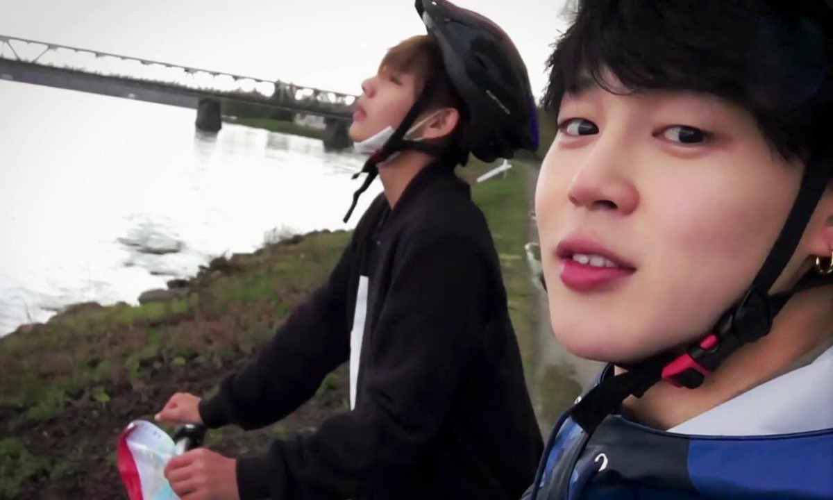 they really love biking together 