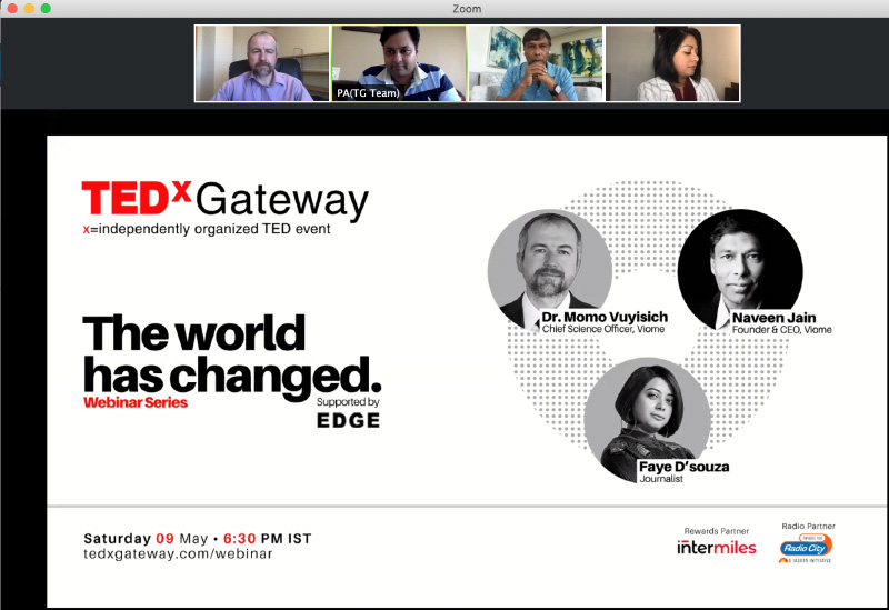 vuyisich's tweet photo. My first live TEDx event, in India. I love this format because it is very interactive with the audience, and no one had to travel anywhere. Zoom worked flawlessly. Thank you organizers for a perfect event. https://t.co/S2yu1aOEfl