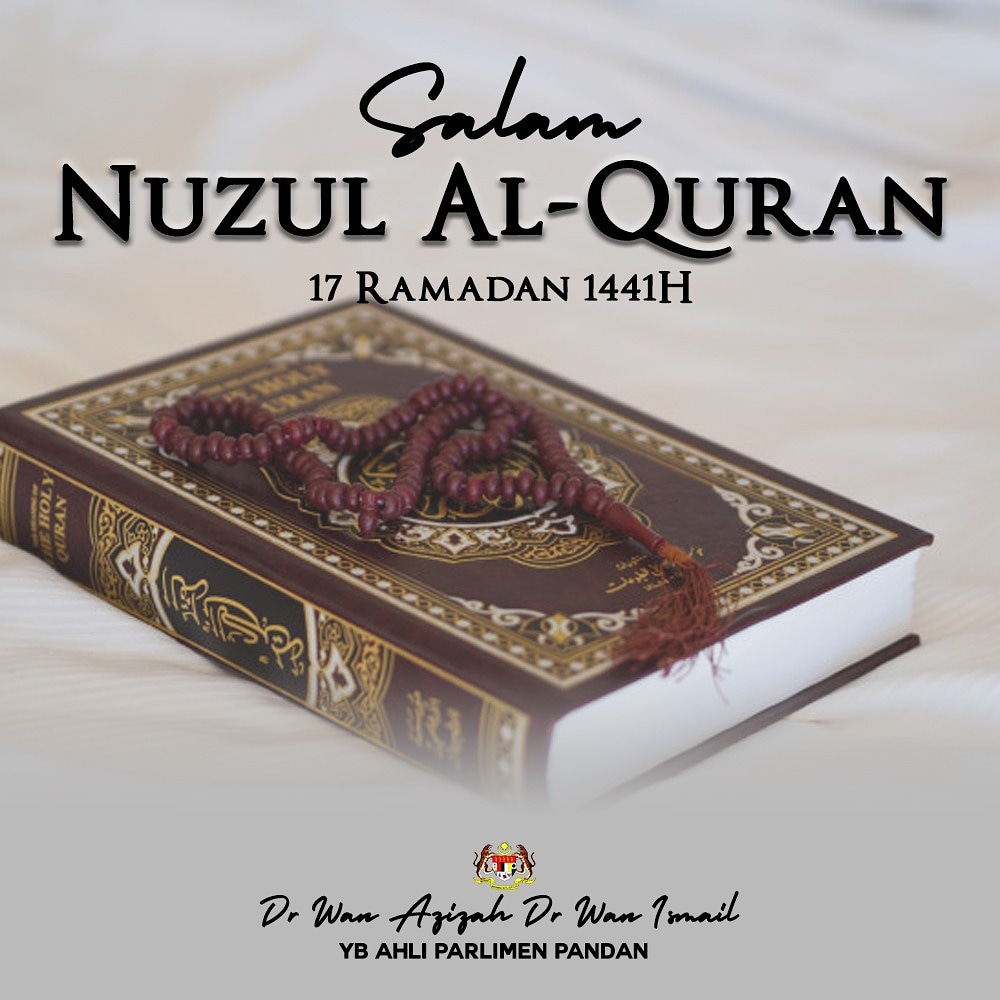 Dr Wan Azizah Ismail V Twitter Ya Allah Sinari Hati Kami Dengan Membaca Al Quran Hiasi Akhlak Kami Dengan Kemuliaan Al Quran Perbaiki Amalan Kami Dengan Berzikir Serta Bertadarus Al Quran Selamatkan Kami Daripada Api
