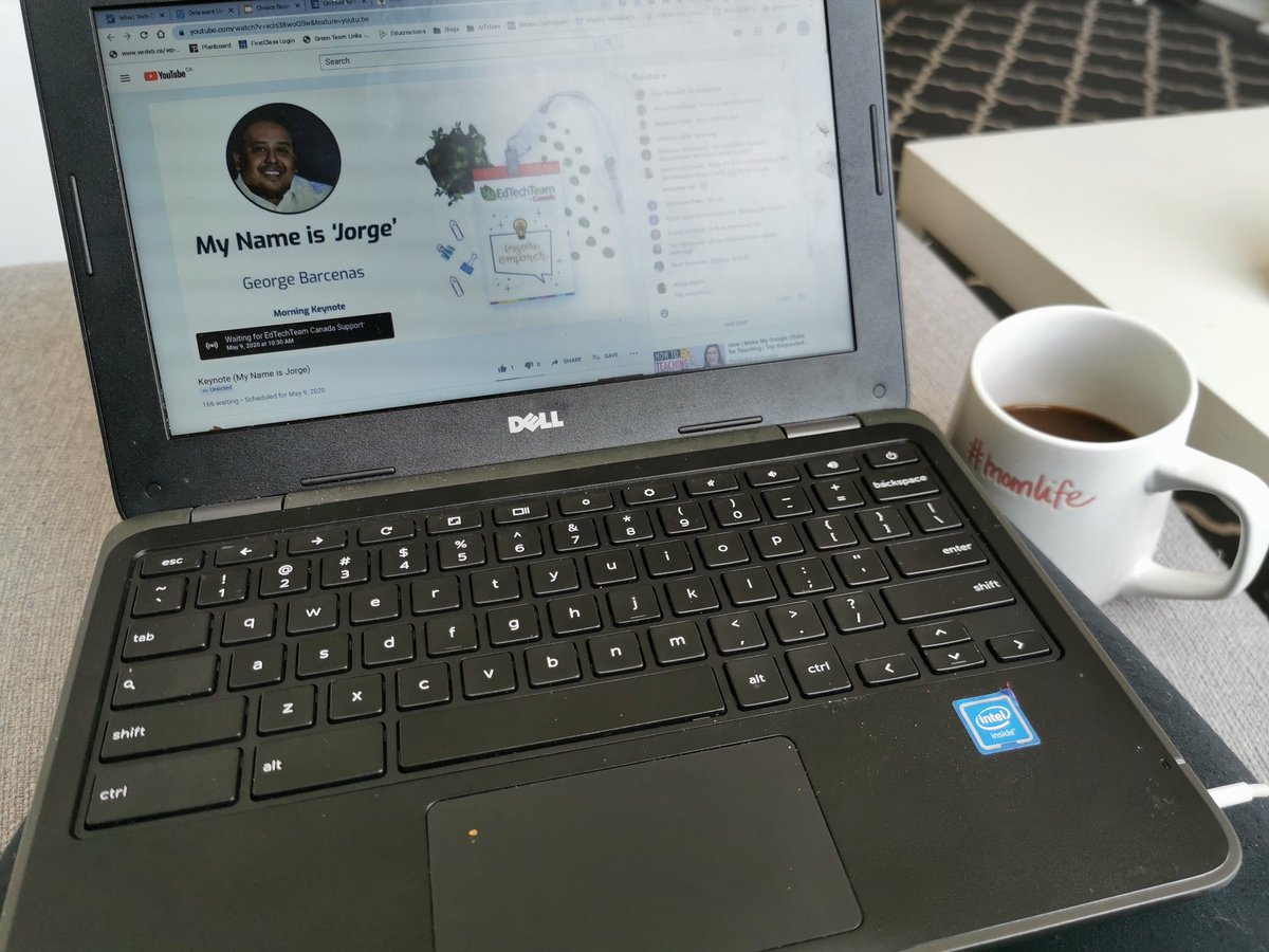 aliciaanao's tweet photo. Ready for my day of learning, on my comfy couch! Woohoo #PDathome #LearnAtHome #wrdsb @EdTechTeamCAN https://t.co/YNBYYivZVP https://t.co/WvcF0lj7Ja