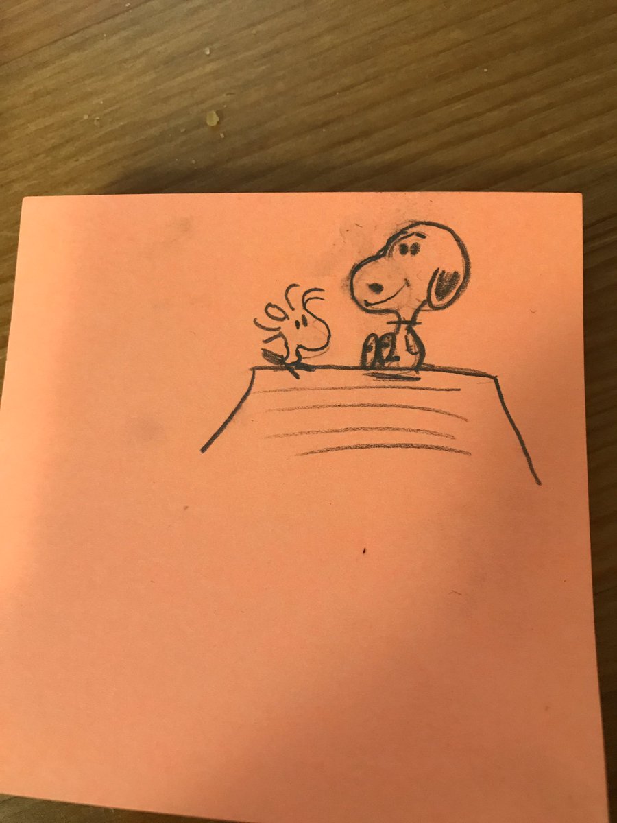 merryhannah's tweet photo. Working on my #DrawSnoopy #DrawWoodstock skills! #SnoopySketch #QuarantineActivities https://t.co/vCc7qopALC