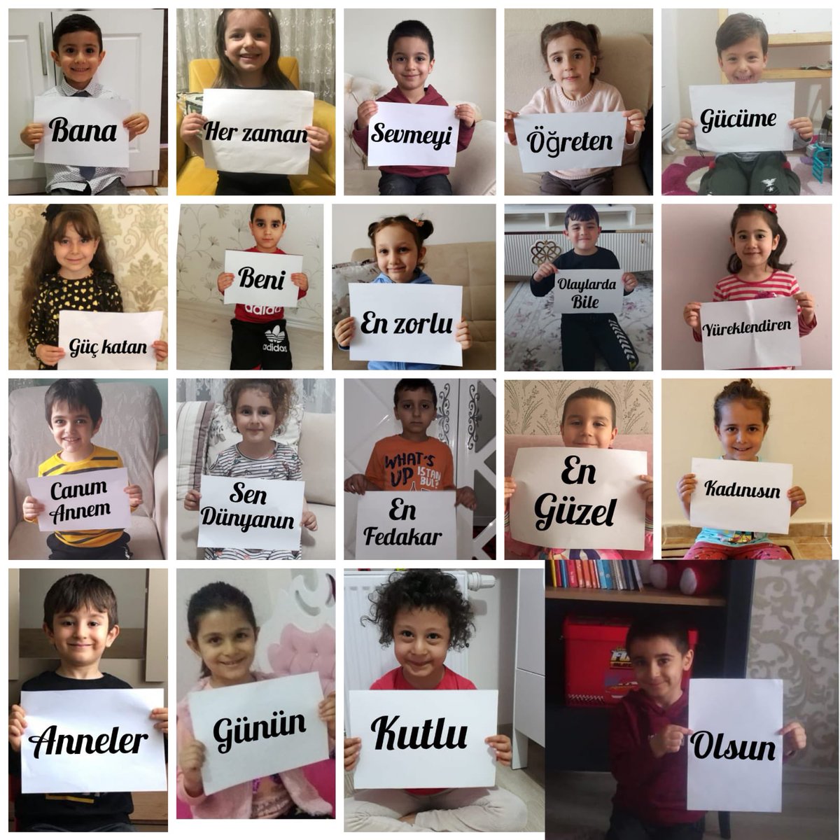 Okulumuz papatyalar sınıfının anneler günü kutlama mesajı ❤️🌺
<a href="/TCMusValiligi/">T.C. Muş Valiliği</a> <a href="/MusMilliEgitim1/">Muş İl Millî Eğitim Müdürlüğü</a> <a href="/eminengin17/">Emin Engin</a> <a href="/EnverkV/">Enver KIVANÇ</a> <a href="/Seda67043152/">Seda AKSOY</a>