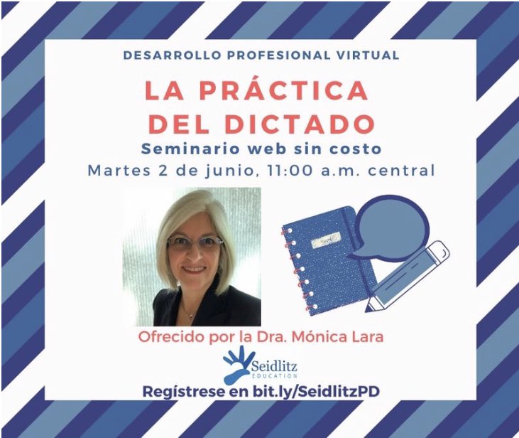Inscríbanse pronto maestros duales y aparten su lugar para que no queden fuera. Aunque ya hayan venido, echen porras 🤣🥰Aquí está la liga para la inscripción zoom.us/webinar/regist… #Tomalapalabra #Micuadernodedictado <a href="/Seidlitz_Ed/">Seidlitz Education</a>