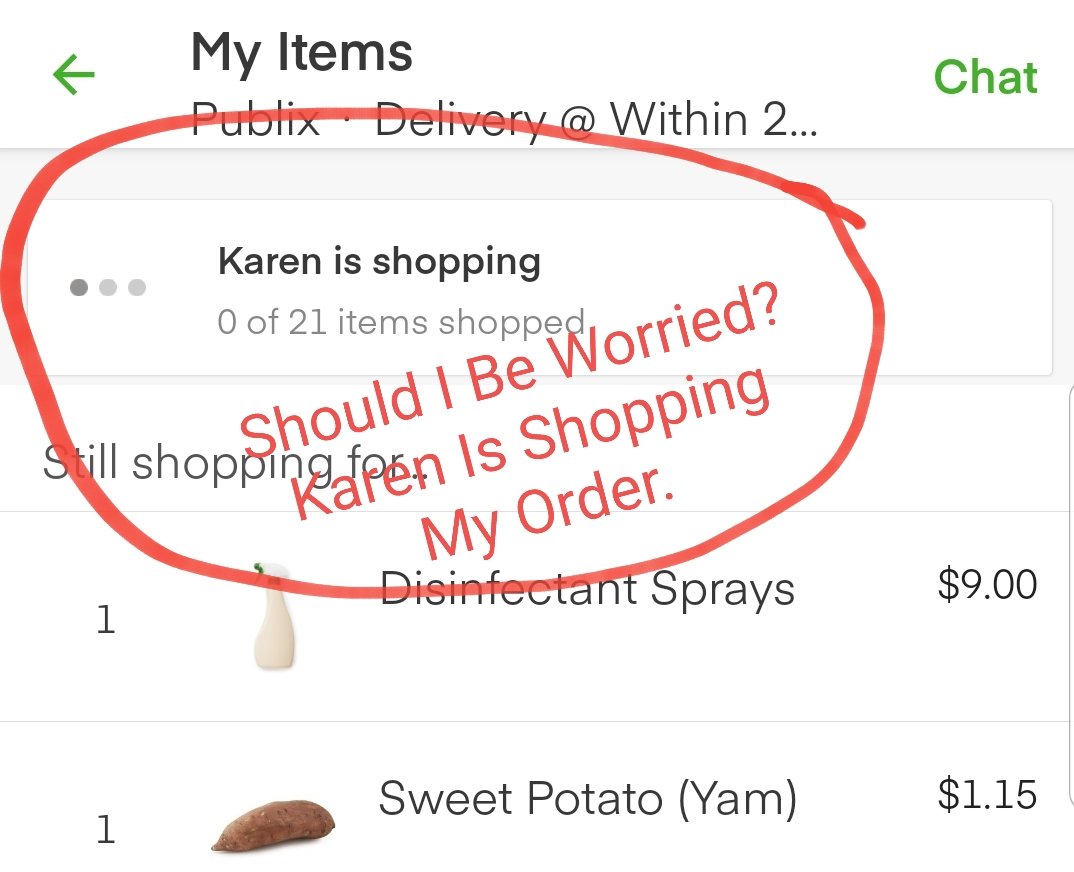 _no_fucks_given's tweet photo. Should I Be Worried? #Karen #KarenMemes https://t.co/mh3zGUnRSW