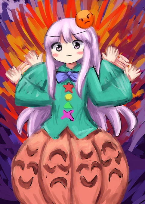 こころちゃんが怒った! #深夜の真剣お絵描き60分一本勝負 