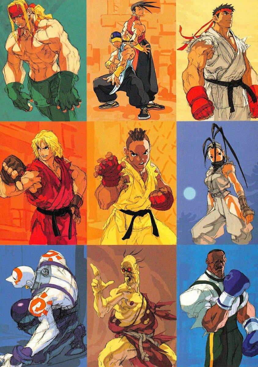 NBA Jam (the book) on X: 1997 character promo art from Marvel Super Heroes  vs. Street Fighter by Capcom.  / X