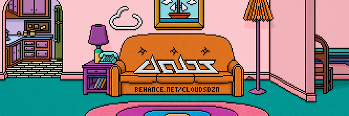 Simpsons themed pixel art header for @cloudsdzn #7SRC

litiare.com