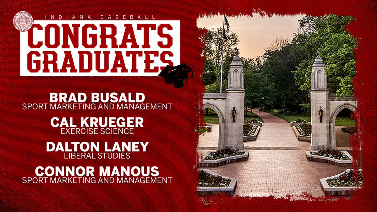 Hoosiers for life.

Congratulations to our four #IUBase graduates!

#IUBGrad20