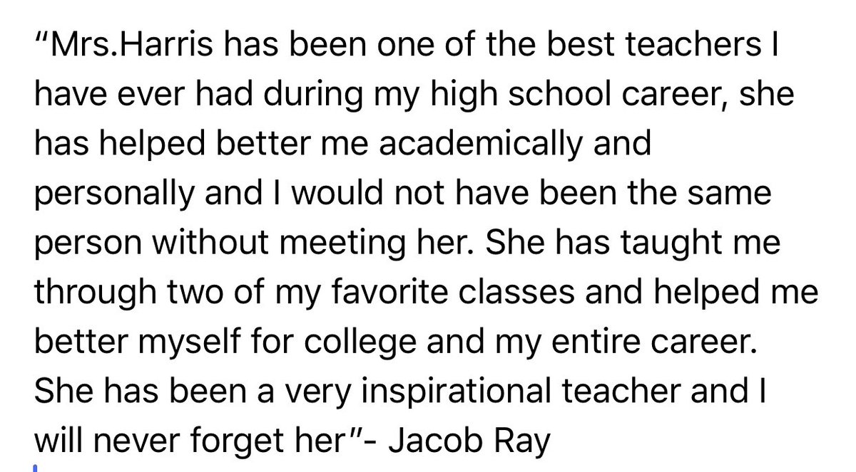 megan_mayhew's tweet photo. Last, but not least, Teacher Appreciation Spotlight: Misty Harville Harris, History Teacher and LHS Teacher of the Year 🐾🖤🐾 https://t.co/7uHriq7LlZ