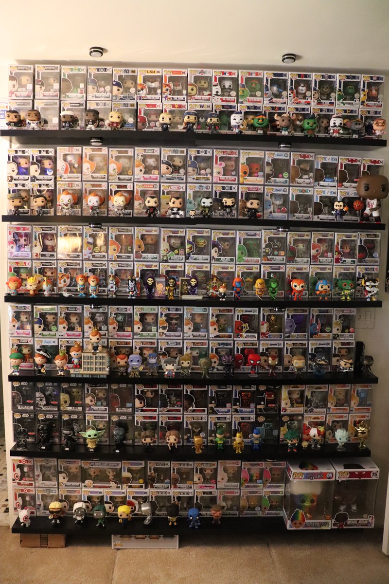 Finally finished with my new display🤗 What y'all think? #newdisplay #funkodisplay #funko #myfunkostory #funaticoftheweek #FOTW #funkphotographer #funkopop #funkosoda #funkopoppin @OriginalFunko