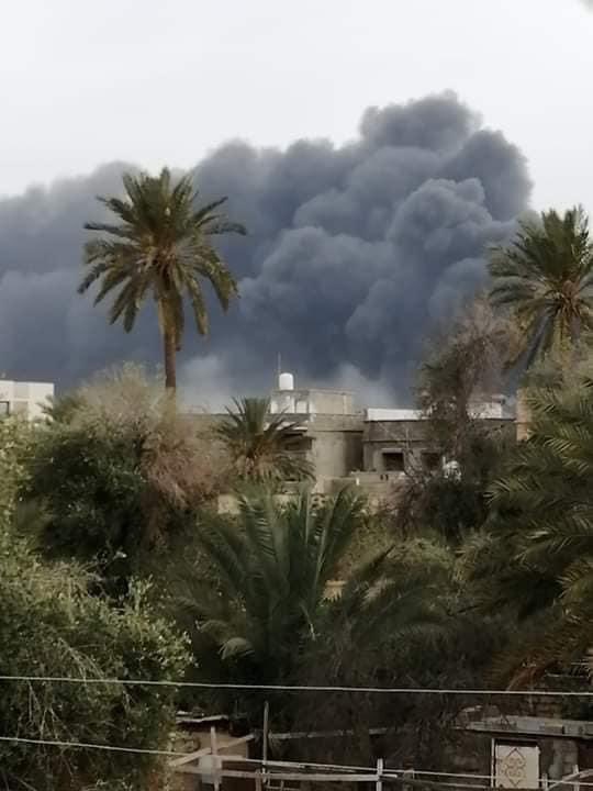 Бомбардировка аэропорта Митига. 09.05.2020 