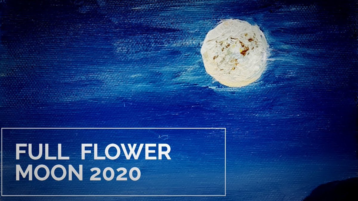 As this is our last #supermoon of 2020, today's painting is another impression of everyone's favourite orb. 

Daily Painting #5

#DarknessIntoLight #lockdownuk #SaturdayThoughts

youtu.be/4R1DZ-vJJVg