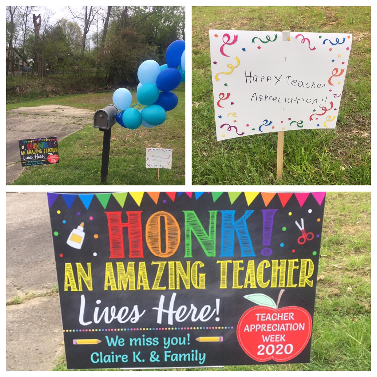 tklemkowsky14's tweet photo. I have Amazing parents in my class, I found this outside my house! ⁦@SuncrestStars⁩ https://t.co/lzMq4EgitW