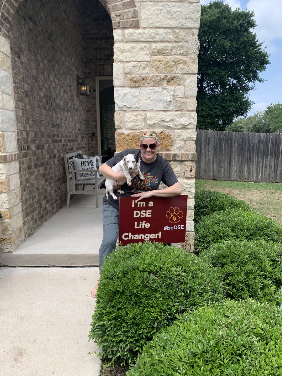 My heart and bucket are full after today’s reverse parade at DSE <a href="/ds_elementary/">Dripping Springs Elementary</a>. I got to see some of my teammies. <a href="/stacy_sauerwein/">Stacy Sauerwein</a> <a href="/crowder_jenn/">Jennifer Crowder</a> <a href="/daizy_anaya/">Daizy Anaya</a>   I work for the best school district <a href="/DSISD/">Dripping Springs ISD</a> and the very best principal <a href="/kellieraymond_3/">Kellie Raymond</a>   #beDSE