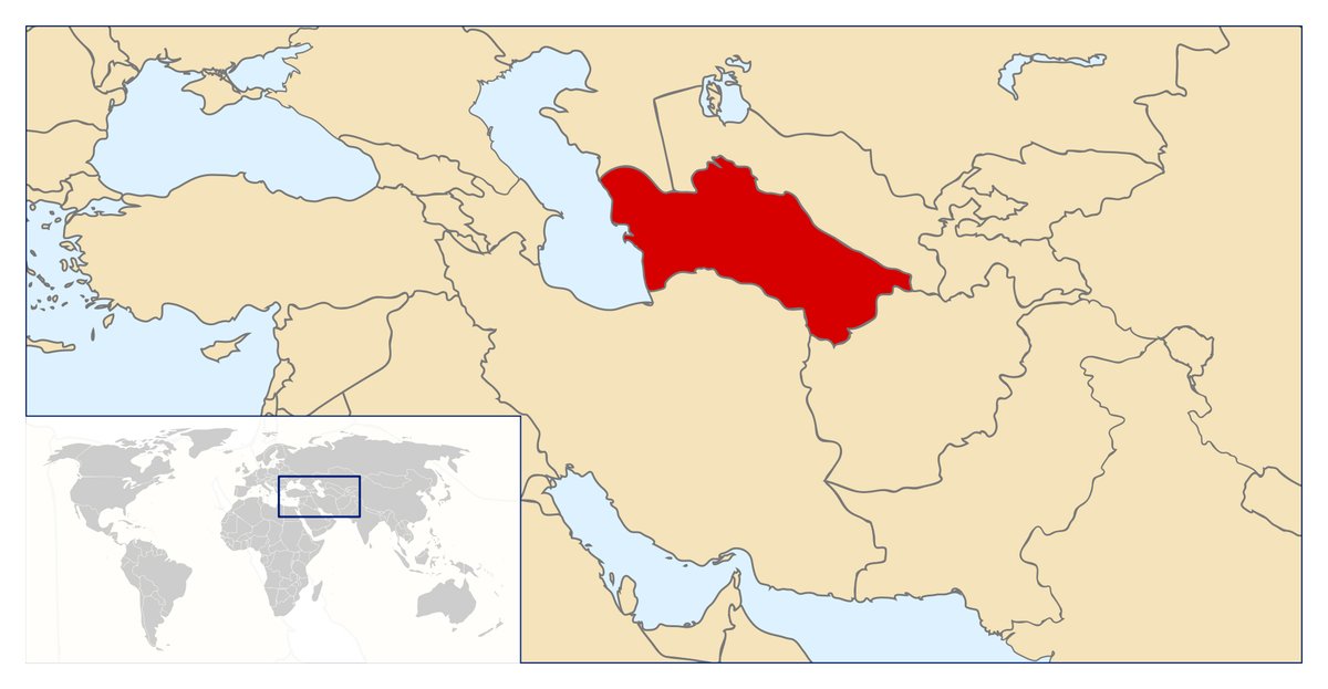 #ترکمنستان
وقتی به شما بگویند: کشوری با محدودیت بسیار زیاد اولین کشوری که به ذهنتان می آید : کره شمالی است...
ولی من در این #رشته_توییت می خواهم شما را کشوری آشنا کنم در همسایگی شمالی ایران با قوانین بسیار عجیب...
#ريتوييت_لطفا ...