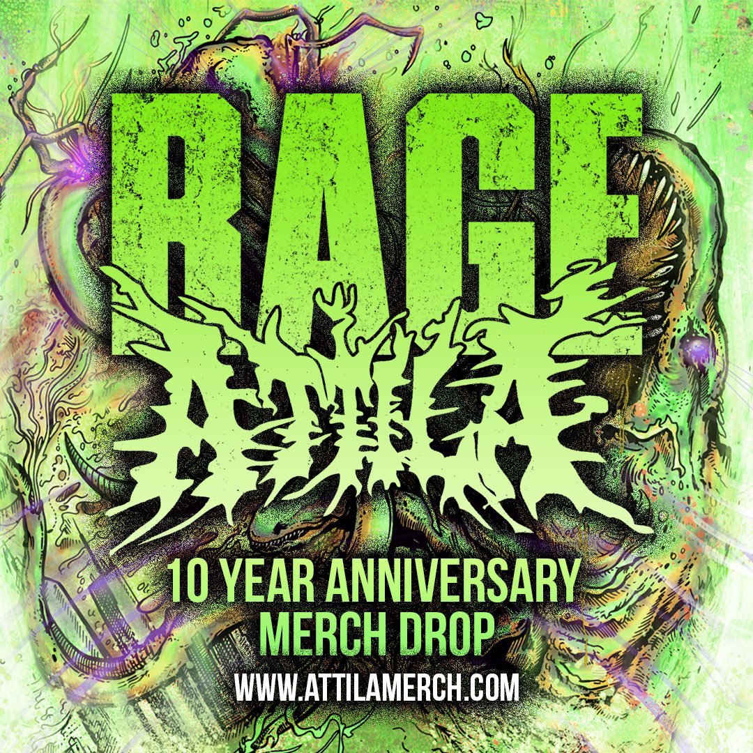 Attila Band Logo Rage